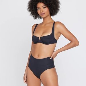 NWT L*space Portia Bikini Bottom Black XL